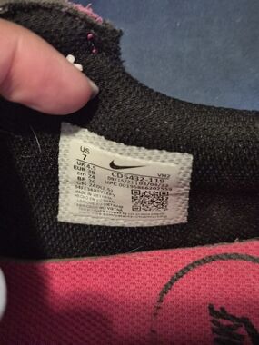 Nike Women’s Running Shoe - Black & Pink (US 7)